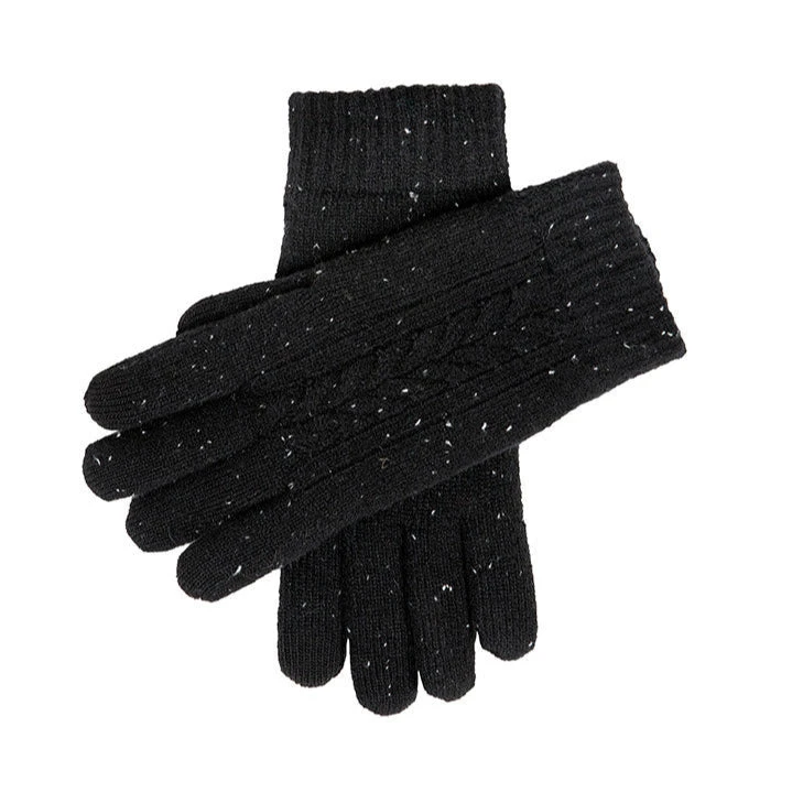 Men’s Touchscreen Cable Knit Gloves With Marl Yarn 2 Men’s Touchscreen Cable Knit Gloves With Marl Yarn - Image 2