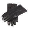 Men's Handsewn Three-Point Cashmere-Lined Shorter Finger Leather Gloves