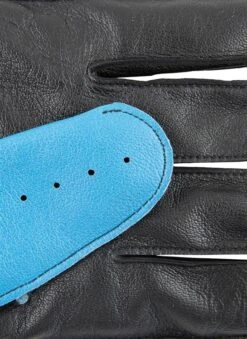Men's Leather Driving Gloves With Colour Contrast Details -Dents 5 9051 204