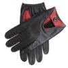 Men's Leather Driving Gloves With Colour Contrast Details