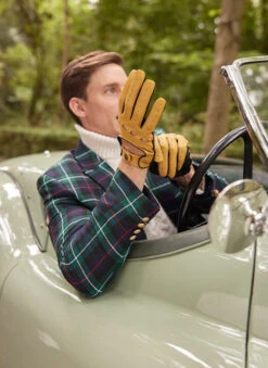 Men's Touchscreen Leather Driving Gloves -Dents 5 9200 Cork Black 5ed55b4a 07e0 4266 9520 bbf658258db1