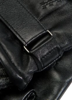 Men's Touchscreen Three-Point Wool Blend-Lined Leather Gloves -Dents 5 9204 black 3 3c75736a 0130 4ba8 8f9d a001b1cc8bef