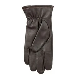 Men’s Touchscreen Lined Leather Gloves With Contrast Stitching -Dents 5 9315 Brown 3