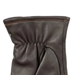 Men’s Touchscreen Lined Leather Gloves With Contrast Stitching -Dents 5 9315 Brown 5