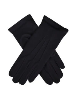 Women's Three-Point Cotton Gloves -Dents 6 2043 Black
