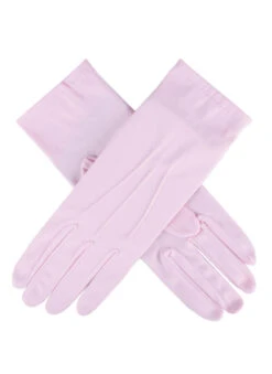 Women's Three-Point Matt Satin Gloves