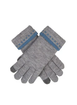 Women's Touchscreen Knitted Gloves 9 Women's Touchscreen Knitted Gloves -Dents 6 3253Lake DoveGrey