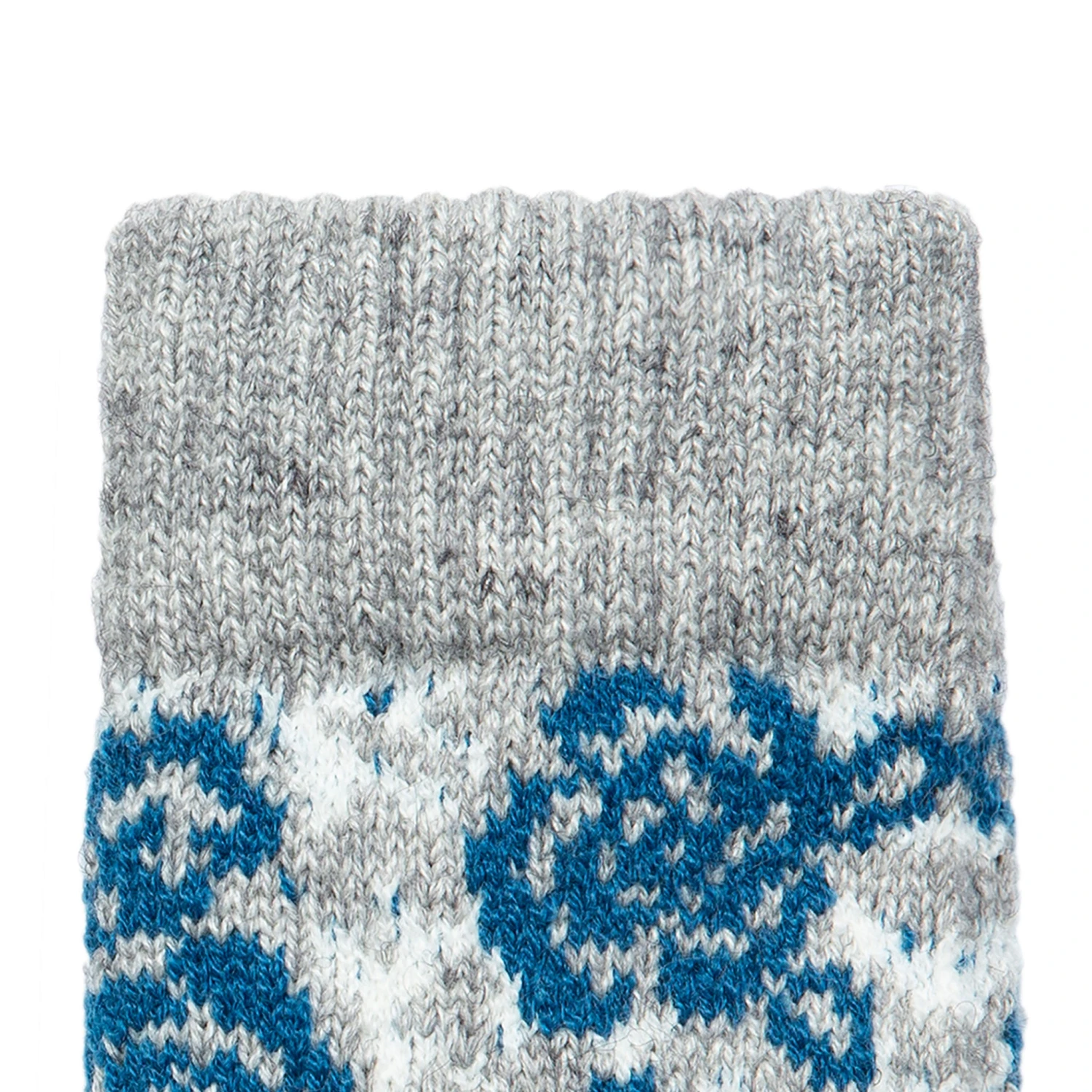 Women’s Jacquard Knitted Gloves With Rose Pattern - Image 7