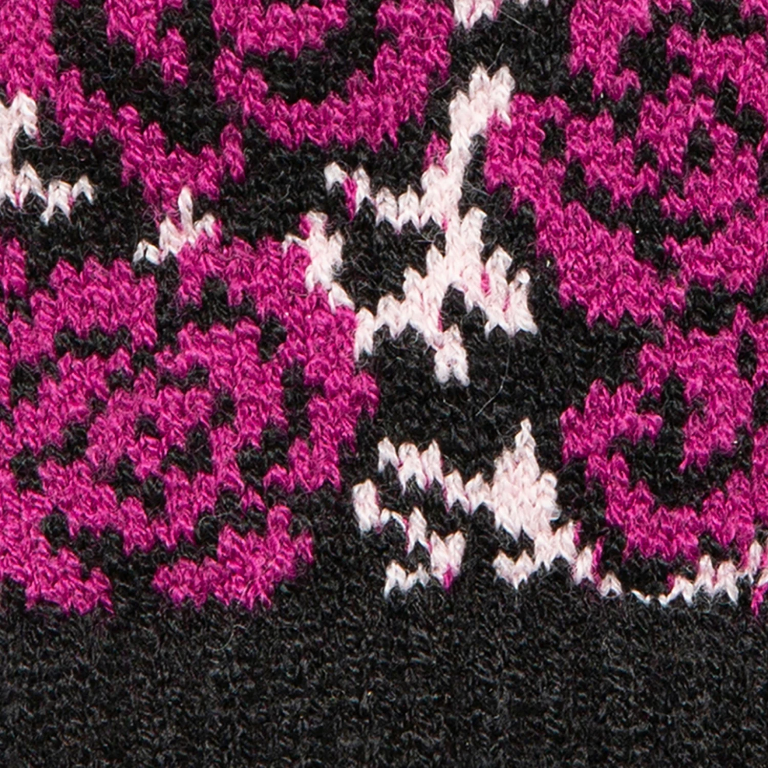 Women’s Jacquard Knitted Gloves With Rose Pattern - Image 20