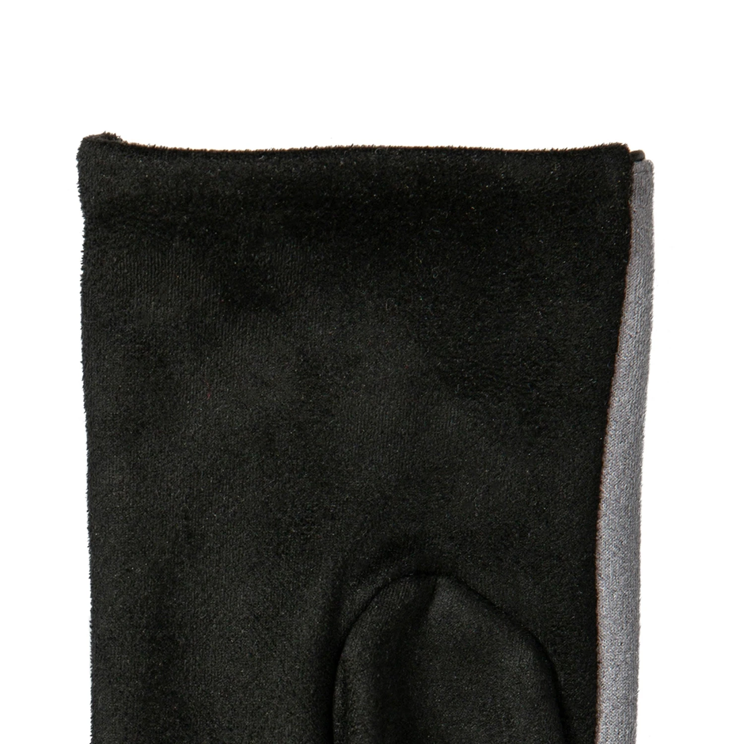 Women’s Touchscreen Velour-Lined Faux Suede Gloves With Contrast Trim And Bow - Image 20