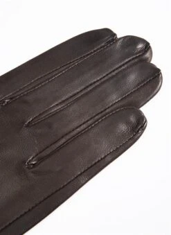 Women's Three-Point Leather Gloves -Dents 7 0010 20mocca 202
