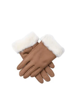 Women's Sheepskin Gloves 23 Women's Sheepskin Gloves -Dents 7 1056 Camel