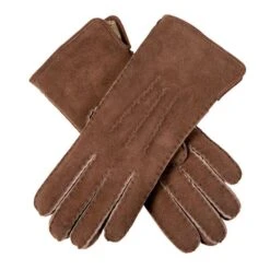 Women’s Handsewn Three-Point Lambskin Gloves -Dents 7 1076 Mohogany