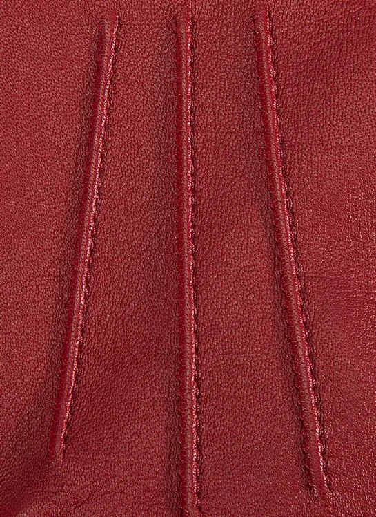 Women's Three-Point Lined Leather Gloves - Image 4