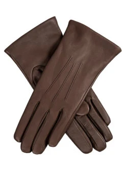 Women’s Touchscreen Three-Point Cashmere-Lined Leather Gloves -Dents 7 1127 Mocca 1 1e24e8c4 a7cd 4f05 b2d7 be5977424c7d