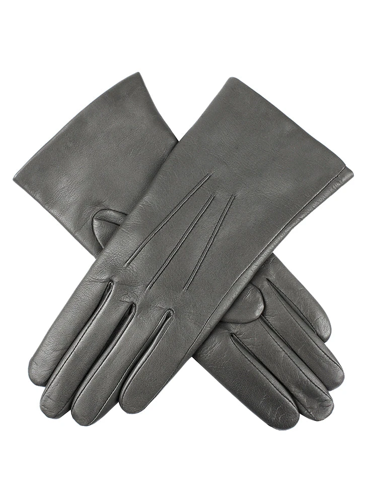 Women's Three-Point Cashmere-Lined Leather Gloves 8 Women's Three-Point Cashmere-Lined Leather Gloves - Image 8