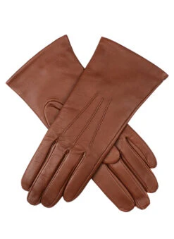 Women's Three-Point Cashmere-Lined Leather Gloves 15 Women's Three-Point Cashmere-Lined Leather Gloves -Dents 7 1134 Cognac 2087020a 0d98 4408 97ca 21e7fa27ac36