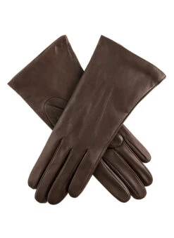 Women's Three-Point Cashmere-Lined Leather Gloves 16 Women's Three-Point Cashmere-Lined Leather Gloves -Dents 7 1134 Mocca