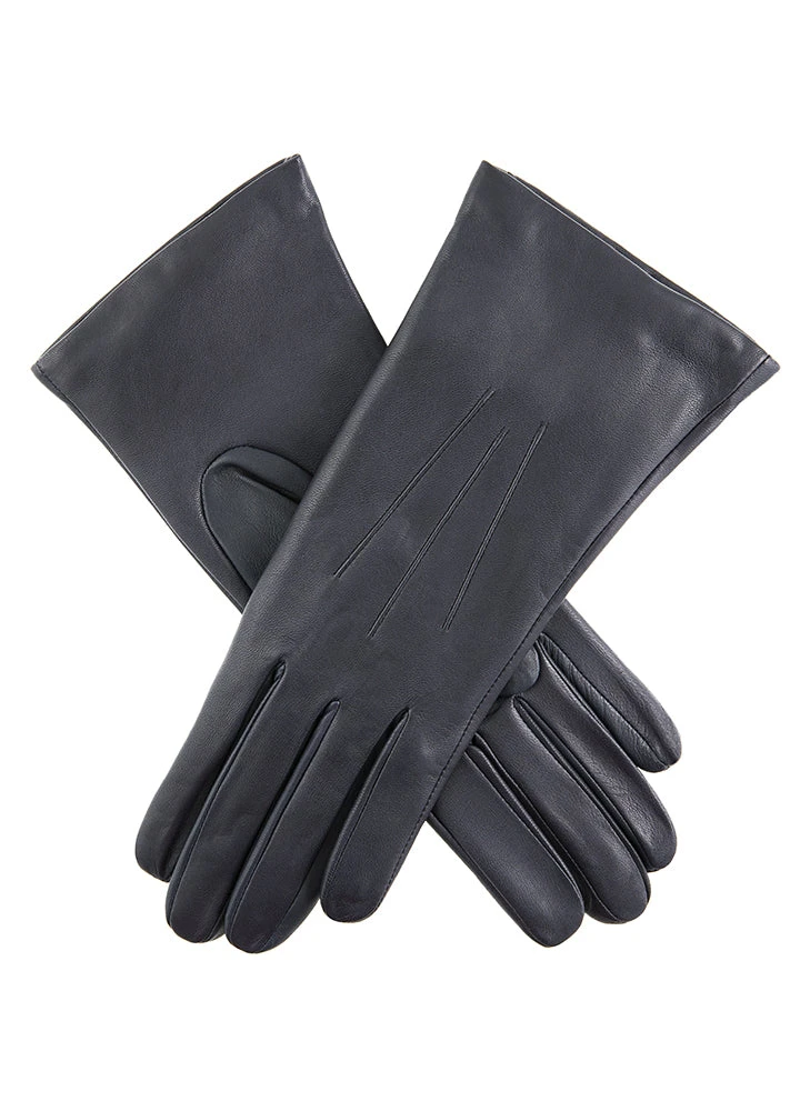 Women's Three-Point Cashmere-Lined Leather Gloves 10 Women's Three-Point Cashmere-Lined Leather Gloves - Image 10