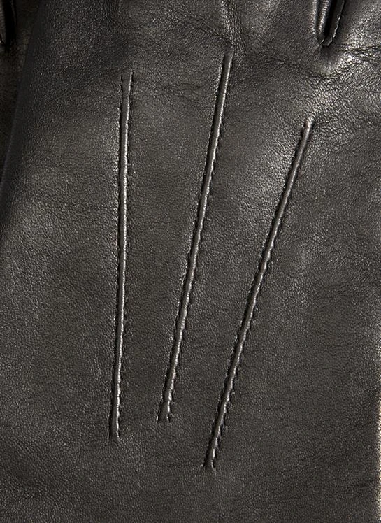 Women's Three-Point Cashmere-Lined Leather Gloves 3 Women's Three-Point Cashmere-Lined Leather Gloves - Image 3