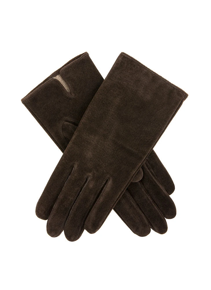 Women's Lined Suede Gloves 10 Women's Lined Suede Gloves - Image 10