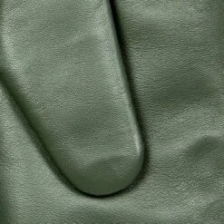 Women’s Three-Point Faux Fur-Lined Leather Mittens -Dents 7 5026 Sage 6