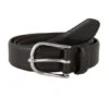 Men's Lizard-Print Leather Belt