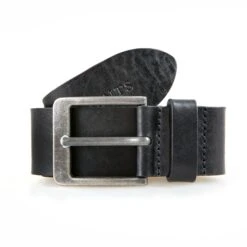 Men’s Heritage Full-Grain Leather Belt With Antique Pewter Buckle