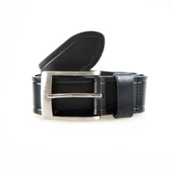 Men’s Heritage Full-Grain Leather Belt With Embossed Edge