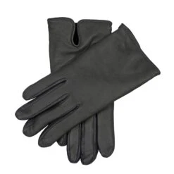 Men's Heritage Cashmere-Lined Leather Gloves -Dents mens heritage leather gloves grey 2