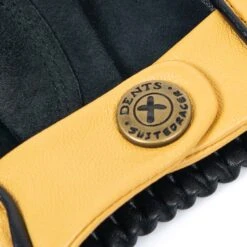 Men's The Suited Racer Touchscreen Leather Driving Gloves -Dents mens the suited racer leather driving gloves cork black strap