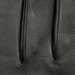 Men's The Suited Racer Touchscreen Three-Point Leather Gloves -Dents mens the suited racer leather gloves black stitching