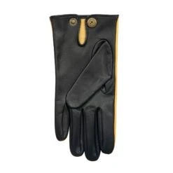 Men's The Suited Racer Touchscreen Three-Point Leather Gloves -Dents mens the suited racer leather gloves cork black palm