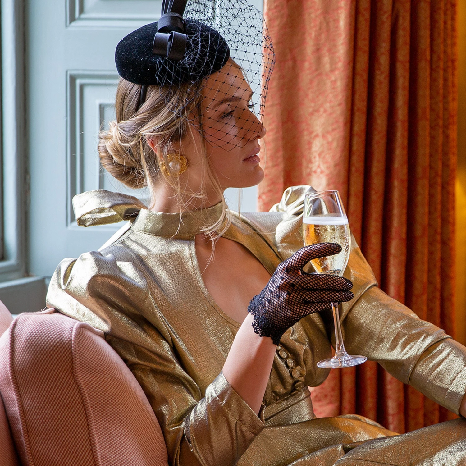 Women's Cotton Crochet Gloves - Image 5