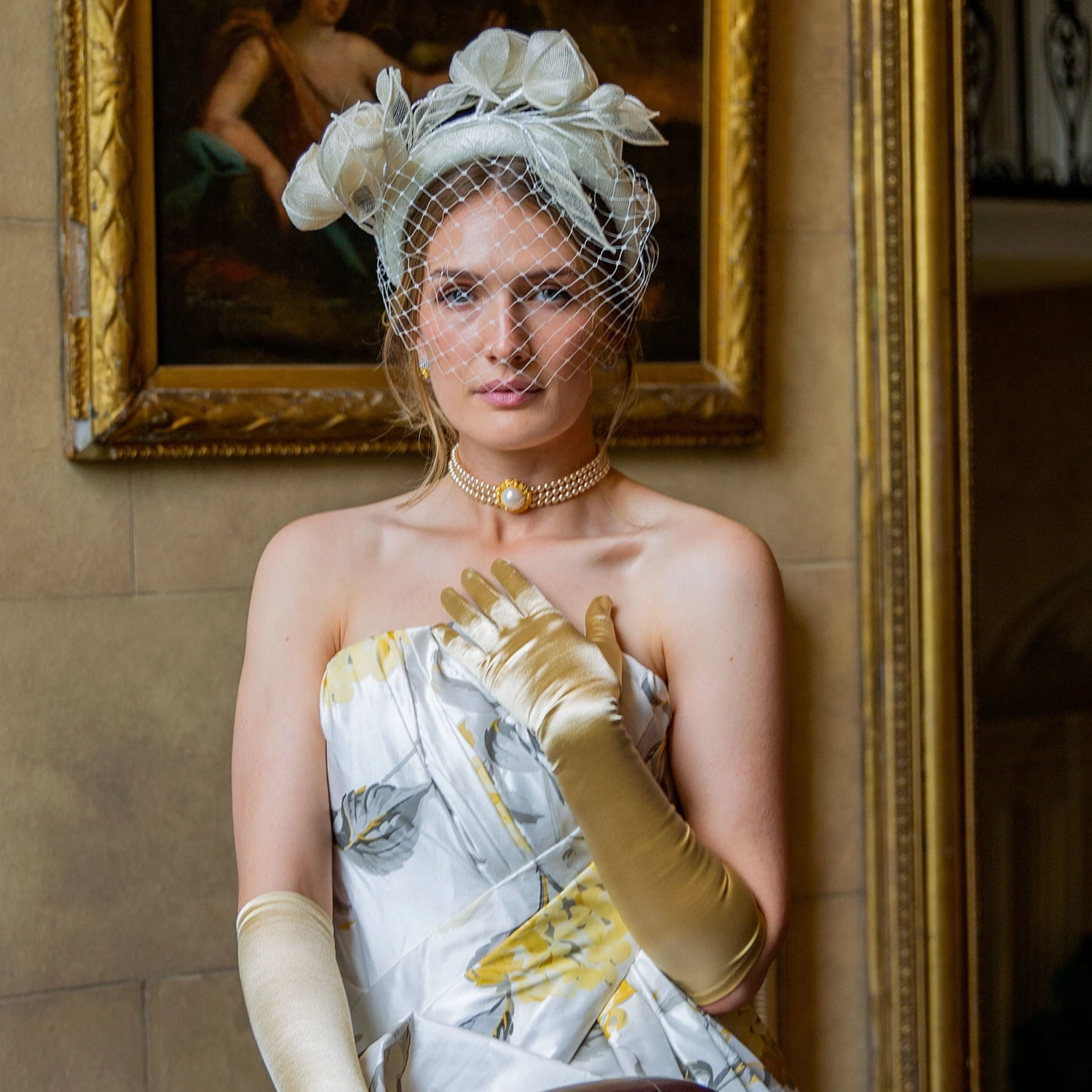 Women's Long Above-Elbow Satin Gloves 2 Women's Long Above-Elbow Satin Gloves - Image 2