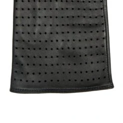Women’s Perforated Leather Gloves -Dents womens perforated leather gloves black back cuff