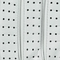 Women’s Perforated Leather Gloves -Dents womens perforated leather gloves holes silver