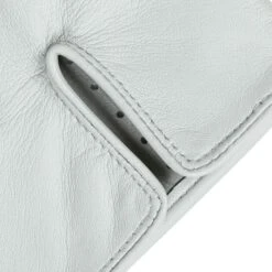 Women’s Perforated Leather Gloves -Dents womens perforated leather gloves palm vent silver